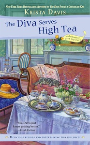 The Diva Serves High Tea mystery novel